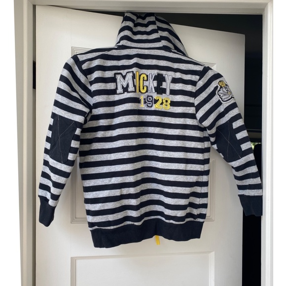 Disney Micky Mouse Zippered Hoodie -Kids Size 8 - Picture 2 of 10